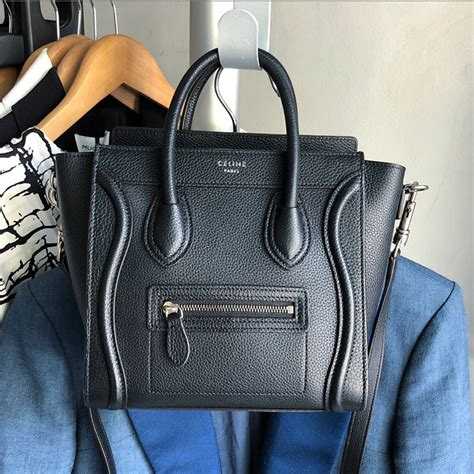 celine nano mini black|celine handbags sale.